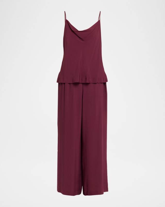 Sleek Silk-Modal Cami Pajama S